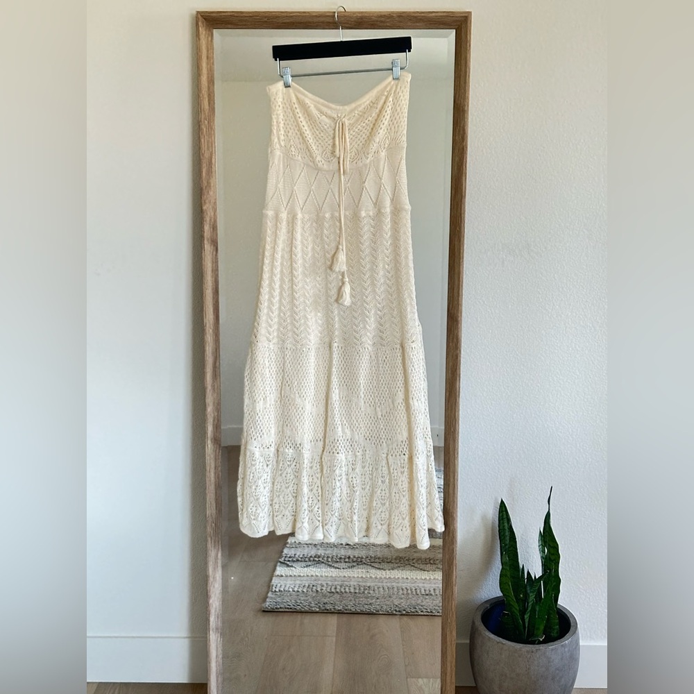 BNWT ✨Farm Rio✨Anthropologie Crochet Maxi Dresses Large